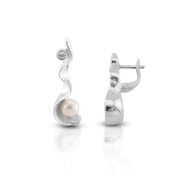 Earrings with pearls 115463