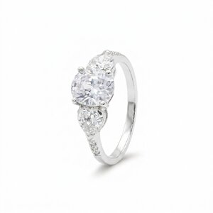 Silver rings with CZ - Silver ring stones - 1626322