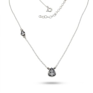 Silver necklace 701330