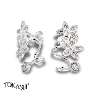 Silver earrings with CZ - Silver Earings with stones - 139277
