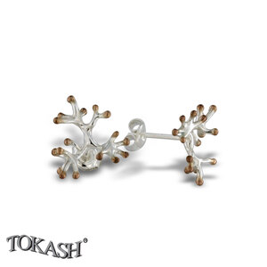 Silver Earings stones 133278