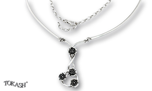 Silver necklace 701237