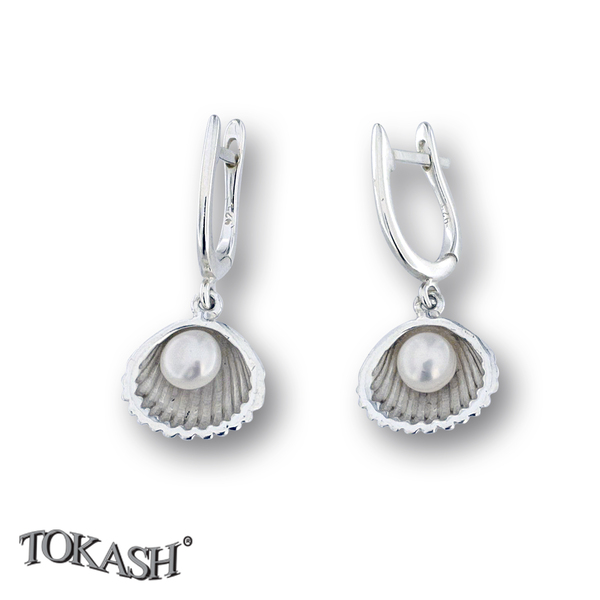 Earrings with pearls 115195