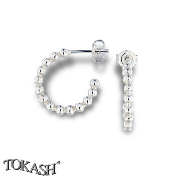 Silver Earings stones 133258