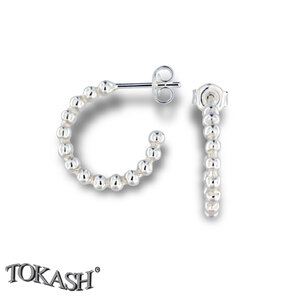 Silver Earings stones 133258