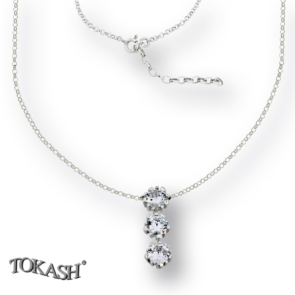 Silver necklace 701253