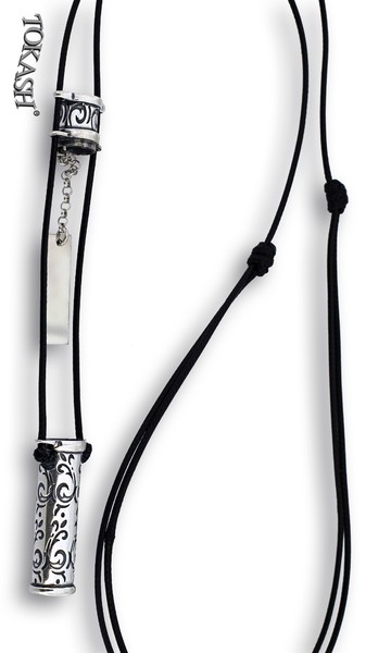 Silver necklace 701249