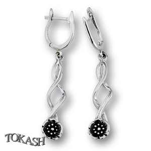 Silver earrings without stones - Silver Earings stones - 132237