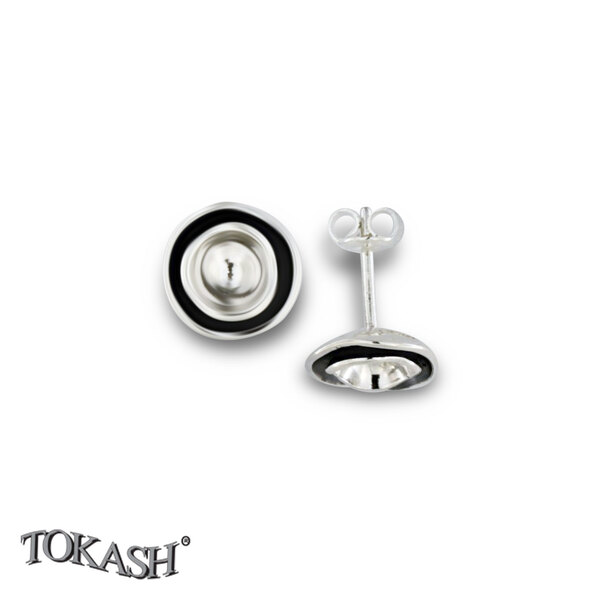 Silver Earings stones 133259