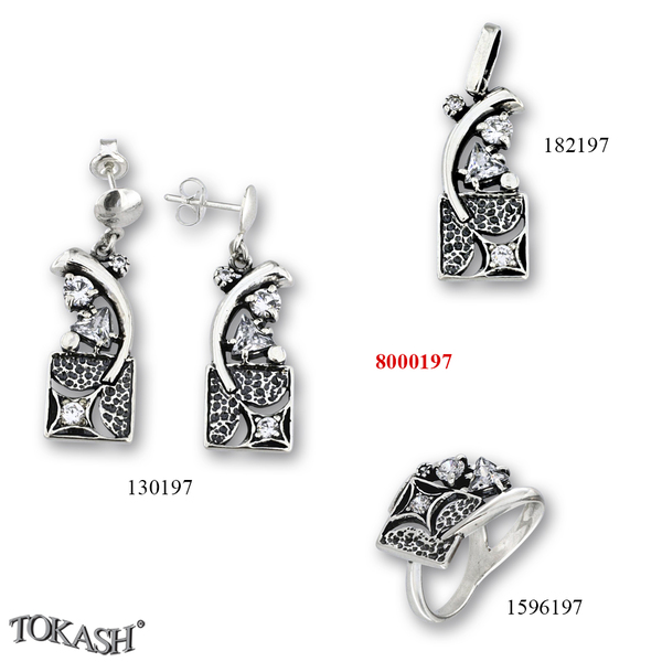 Medium silver set 8000197