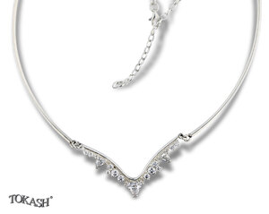 Silver necklace 701275