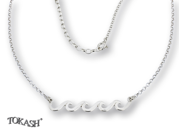 Silver necklace 701242