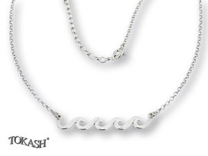 Silver necklace 701242