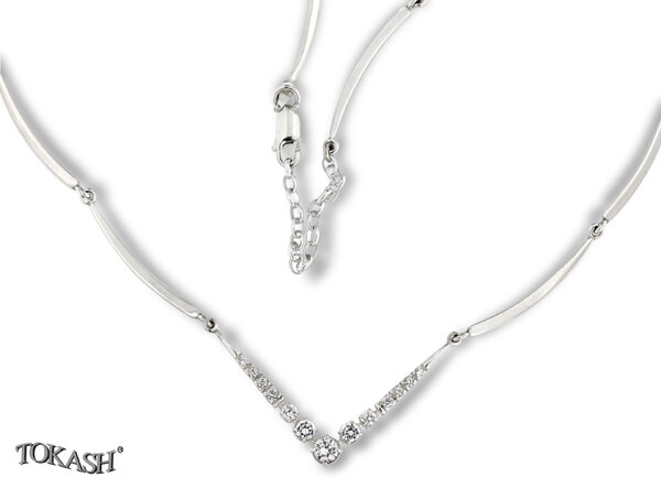 Silver necklace 701270