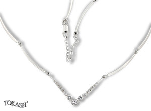 Silver necklace 701270