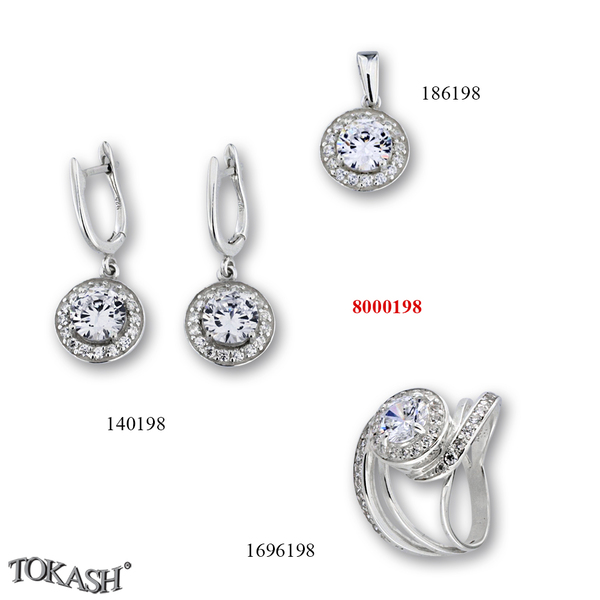 Medium silver set 8000198