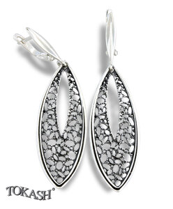 Silver earrings without stones - Silver Earings stones - 136257