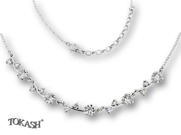 Silver necklace 701247