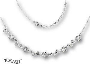 Silver necklace 701247