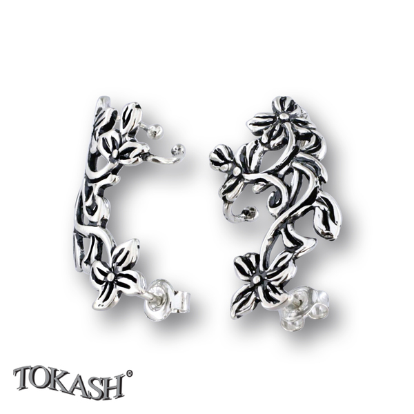 Silver Earings stones 136337
