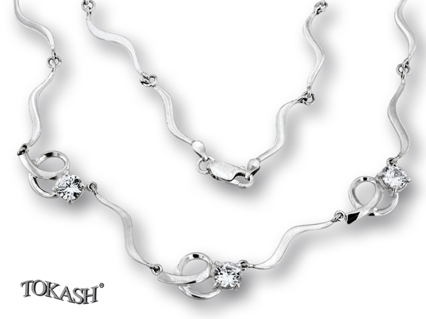 Silver necklace 701251