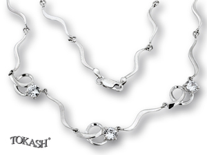 Silver necklace 701251