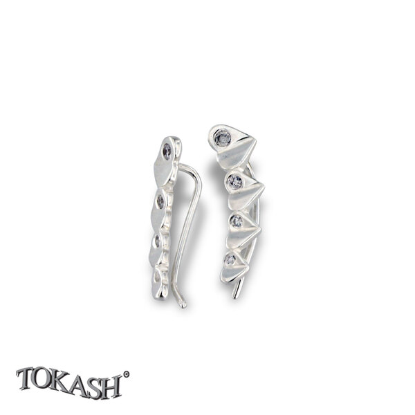 Silver Earings with stones 139211