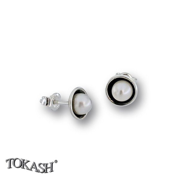 Earrings with pearls 115245