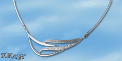 Silver necklace 700935