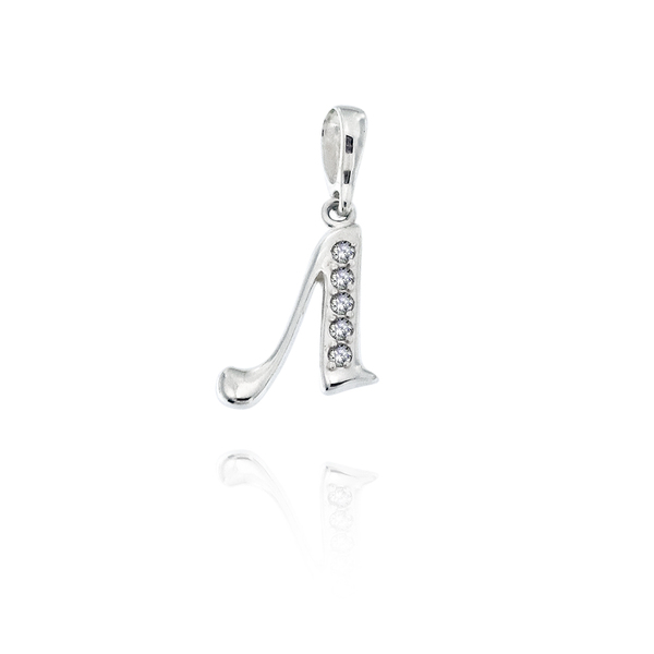 silver pendant stone 186745