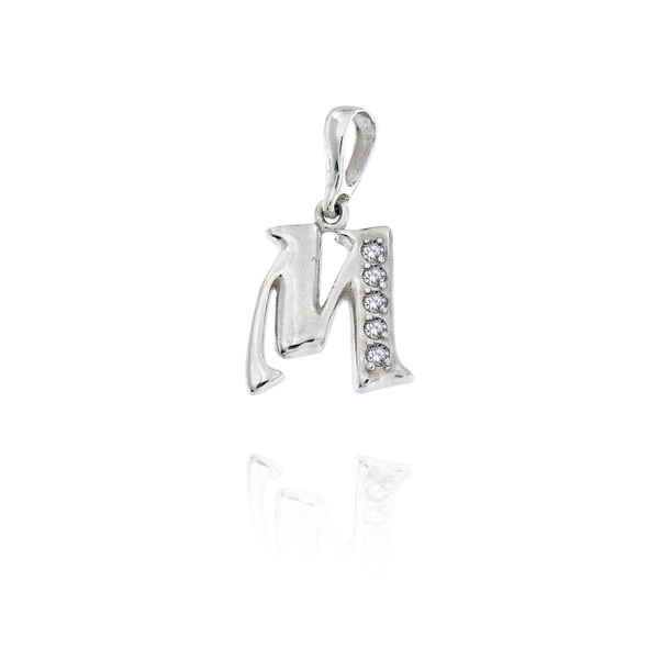 silver pendant stone 186746