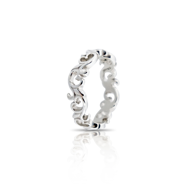 Silver ring without stones 1566290