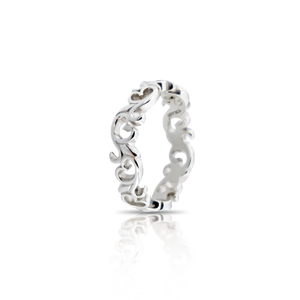 Silver ring without stones 1566290