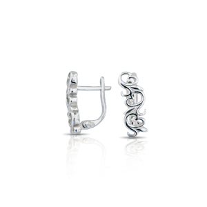 Silver Earings stones 133290