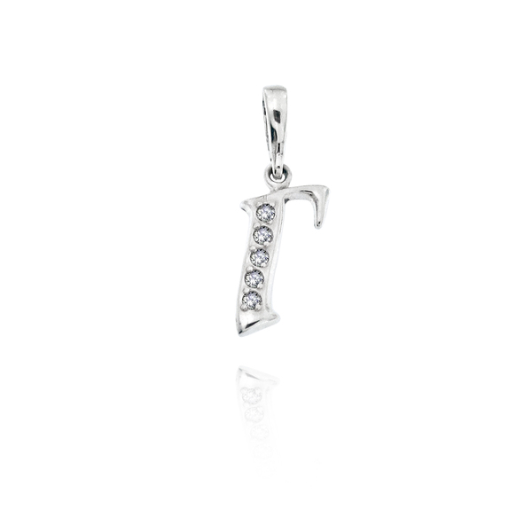 silver pendant stone 186737