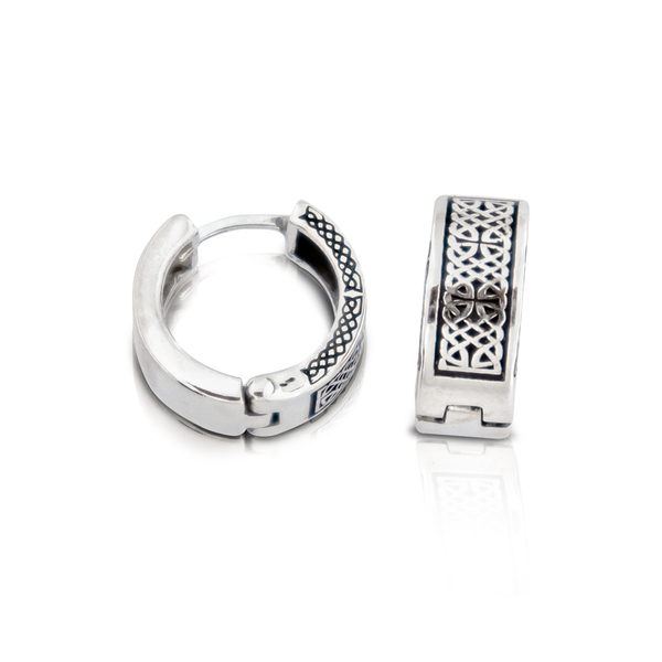Silver Earings stones 127356