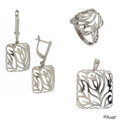 Medium silver set 8000082