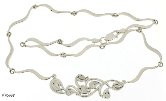 Silver necklace 701192
