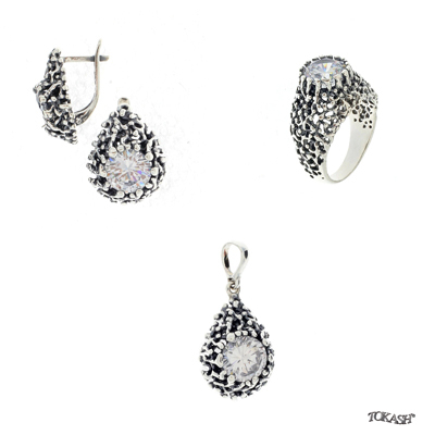 Medium silver set 8000095