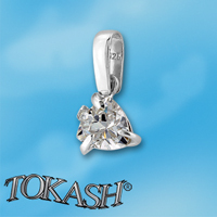 silver pendant stone 184910
