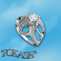 Silver ring with stone 1595894