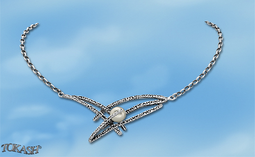 Silver necklace 700949