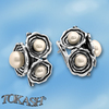 Earrings with pearls 115944