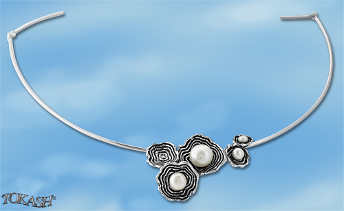 Silver necklace 700944