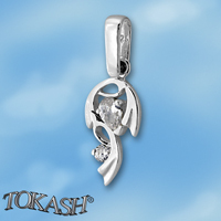 silver pendant stone 184207