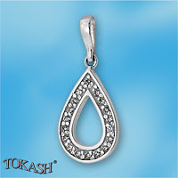 silver pendant stone 186591