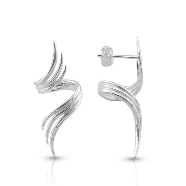 Silver Earings stones 132461