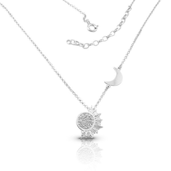 Silver necklace 701486
