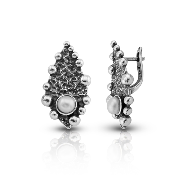 Earrings with pearls 115468