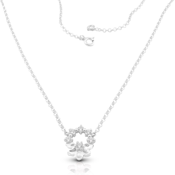 Silver necklace 701487